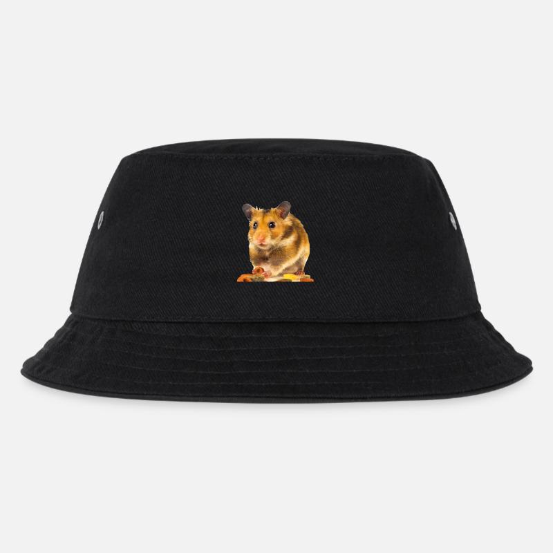 I am hamster - Kids’ Bucket Hat - black