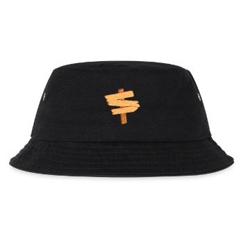 alter Holz Wegweiser für eigene Beschriftung - Kinder Bucket Hat - Schwarz - Vorne