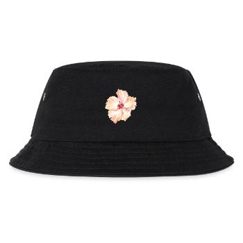 Blume - Kinder Bucket Hat - Schwarz - Vorne
