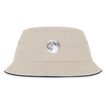 Mond - Kinder Bucket Hat - Natur/Navy - Vorne