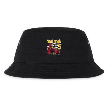 Tut Tut Ich Bin 5 Lokomotive - Kinder Bucket Hat - Schwarz - Vorne