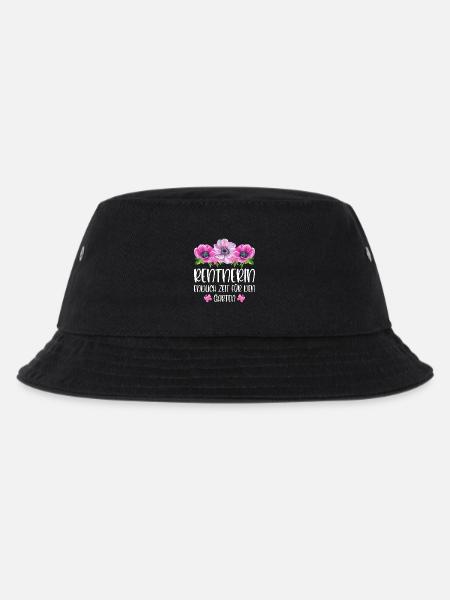Rentnerin Ruhestand Endlich Zeit für den Garten - Kinder Bucket Hat - Schwarz
