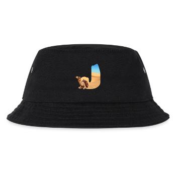 wüste mit kamel j - Kinder Bucket Hat - Schwarz - Vorne
