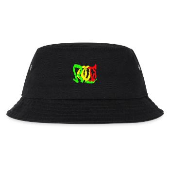 Rasta Color Block Pattern - Kids’ Bucket Hat - black - Front