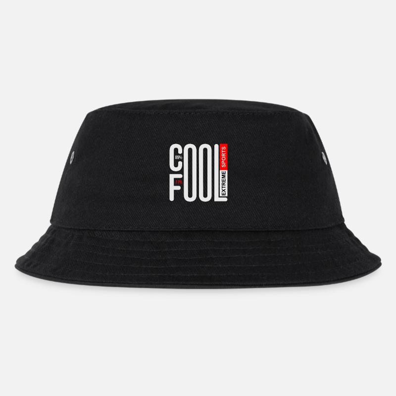 COOLE UND DUMME EXTREMSPORTARTEN - Kinder Bucket Hat - Schwarz