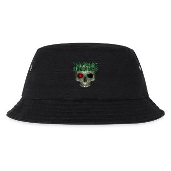 Temporary Survivor Skull R6Z - Kids’ Bucket Hat - black - Front