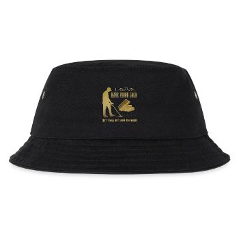 Goldsucher - Kinder Bucket Hat - Schwarz - Vorne