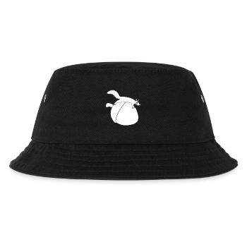 Das Eichhörnchen gegen die Eichel (weiß) - Kinder Bucket Hat - Schwarz - Vorne
