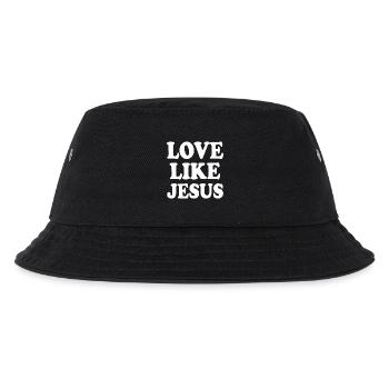 Love like jesus - Kinder Bucket Hat - Schwarz - Vorne