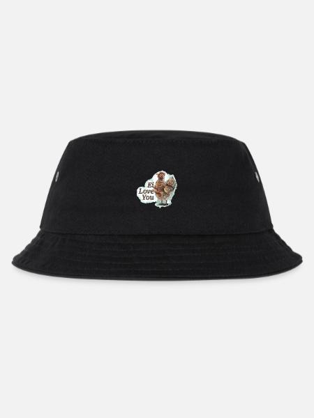 Ei love you - Kinder Bucket Hat - Schwarz
