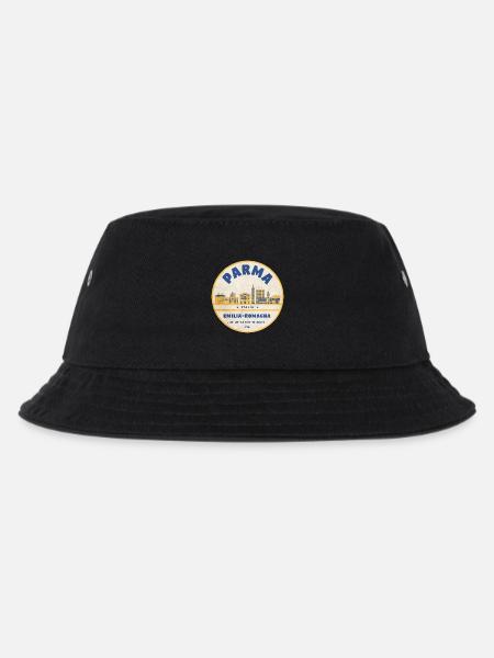 Parma Skyline Emilia Romagna Sticker - Kinder Bucket Hat - Schwarz
