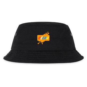 Helau Karnevalsdesign - Kinder Bucket Hat - Schwarz - Vorne
