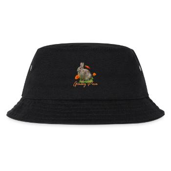 gelukkig pasen Frohe Ostern - Kinder Bucket Hat - Schwarz - Vorne