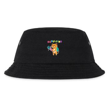 Schulkind Einschulung | Schulanfang ABC-Schütze - Kinder Bucket Hat - Schwarz - Vorne