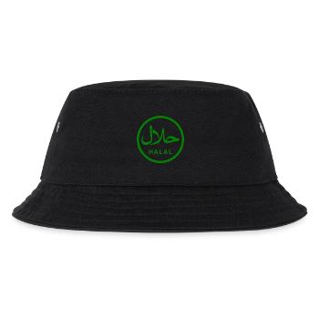 Halal - Kinder Bucket Hat - Schwarz - Vorne