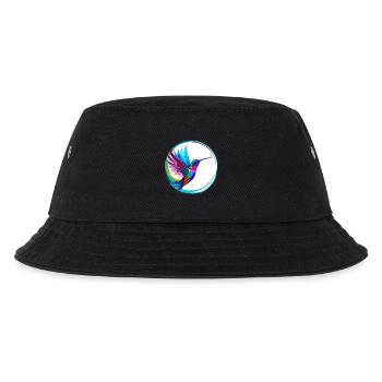 Kolibri - Kinder Bucket Hat - Schwarz - Vorne