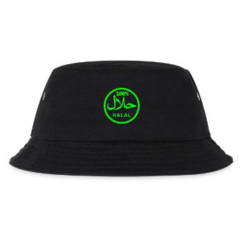 Halal - Kinder Bucket Hat - Schwarz - Vorne