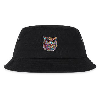 Owl - Kids’ Bucket Hat - black - Front