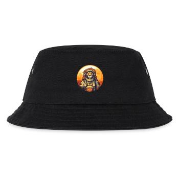 Löwe im Weltraum - Kinder Bucket Hat - Schwarz - Vorne