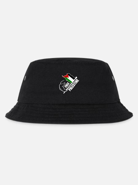 Free palestine - Kinder Bucket Hat - Schwarz
