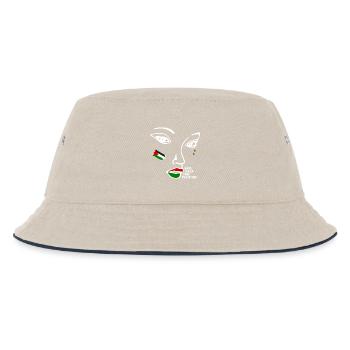 Free palestine women - Kids’ Bucket Hat - ecru/navy - Front