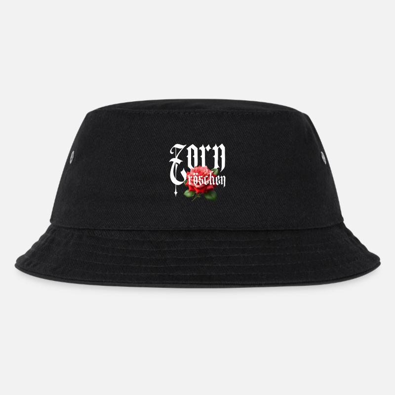Zornröschen - Kinder Bucket Hat - Schwarz