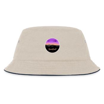 Sauerland Fineline Skyline - Kinder Bucket Hat - Natur/Navy - Vorne