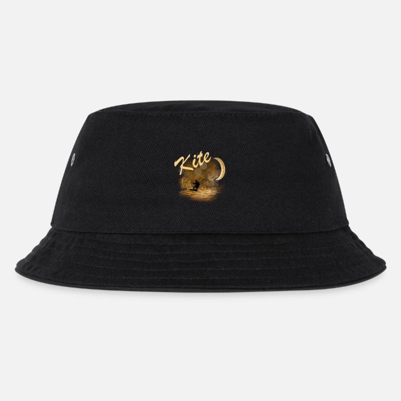 Kite - Kinder Bucket Hat - Schwarz