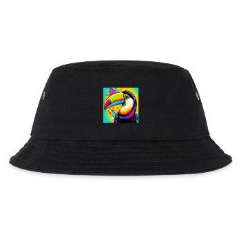 Toucan Pop Art - Kids’ Bucket Hat - black - Front