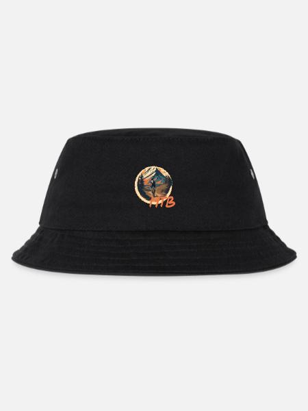 Mountainbike - Kinder Bucket Hat - Schwarz