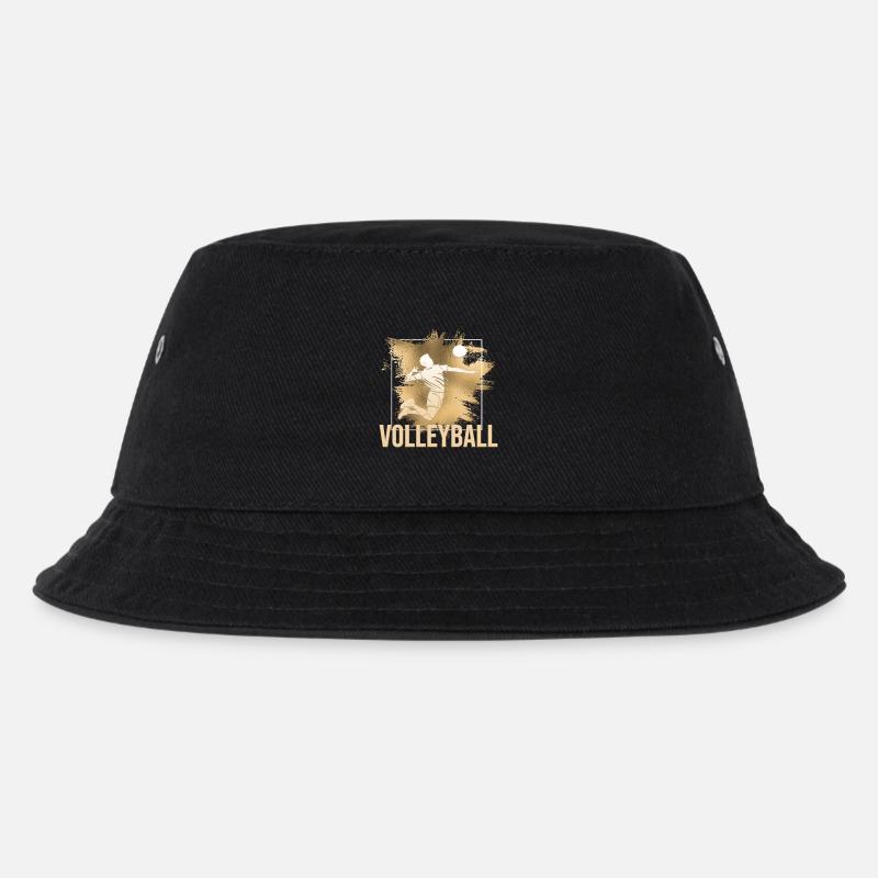Volleyball - Kinder Bucket Hat - Schwarz