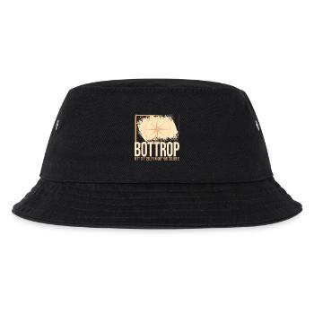 Bottrop Koordinaten - Kinder Bucket Hat - Schwarz - Vorne