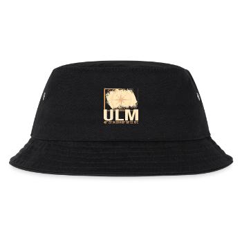 Ulm Koordinaten - Kinder Bucket Hat - Schwarz - Vorne