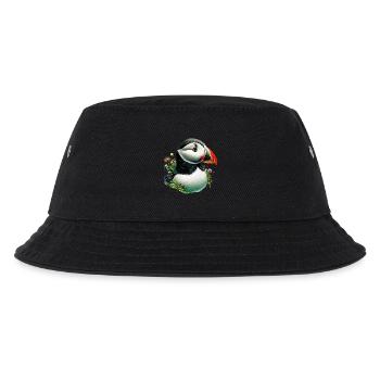 Puffin - Kids’ Bucket Hat - black - Front