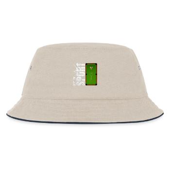 Eins mit dem Sport - Billard - Kinder Bucket Hat - Natur/Navy - Vorne