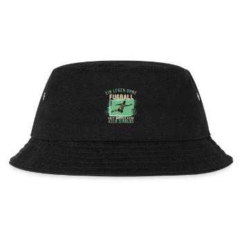 Ein Leben ohne Fußball ist möglich, aber Sinnlos - Kinder Bucket Hat - Schwarz - Vorne