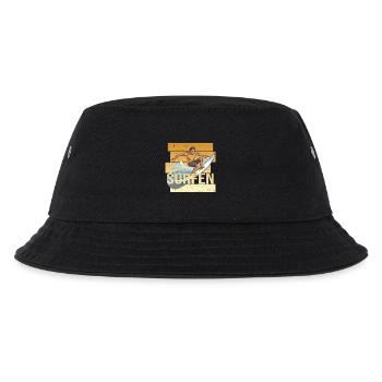 Surfen - Kinder Bucket Hat - Schwarz - Vorne