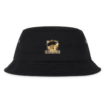 Fallschirmspringen - Kinder Bucket Hat - Schwarz - Vorne