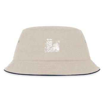 Eins mit dem Sport - Fallschirmspringen - Kinder Bucket Hat - Natur/Navy - Vorne