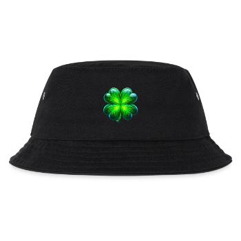 Four-leaf clover - Kids’ Bucket Hat - black - Front