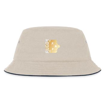 Rugby - Kinder Bucket Hat - Natur/Navy - Vorne