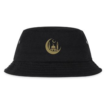 Moschee Silhouette mit Halbmond: Islamische Kunst - Kinder Bucket Hat - Schwarz - Vorne
