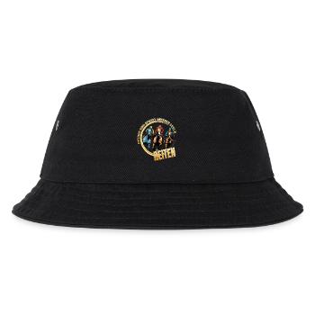Pferde sind Spiegel unserer Seele - Kinder Bucket Hat - Schwarz - Vorne