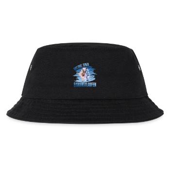 Meine DNA - Eiskunstlaufen - Kinder Bucket Hat - Schwarz - Vorne