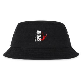 Eins mit dem Sport - Turnen - Kinder Bucket Hat - Schwarz - Vorne