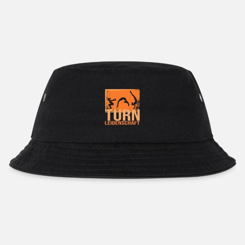 Turn Leidenschaft - Kinder Bucket Hat - Schwarz