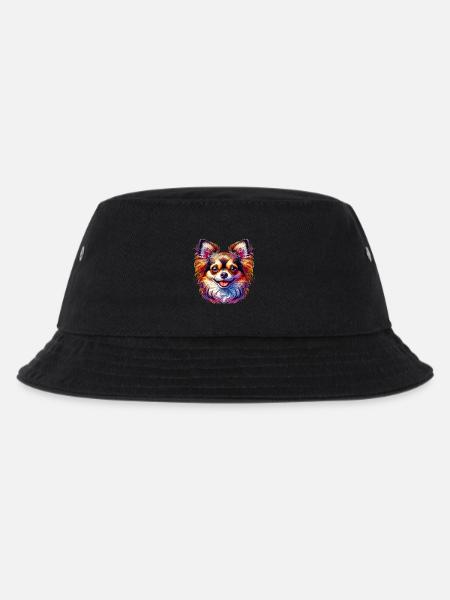 Chihuahua Hund - Kinder Bucket Hat - Schwarz