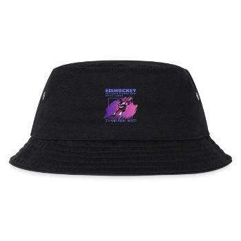 Wo der Sound der Schlittschuhe zur Melodie wird - Kinder Bucket Hat - Schwarz - Vorne