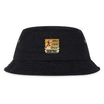 Adrenalin - Faszination - Leidenschaft -Basketball - Kinder Bucket Hat - Schwarz - Vorne