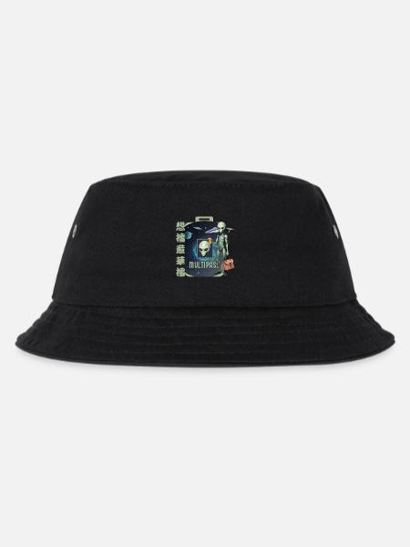 Alien Reisen - Kinder Bucket Hat - Schwarz